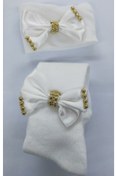Resim ÖZKARDEŞLER BABY Bebek Killotlu Çorap Ve Bandana Set Aksesuarlı 