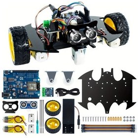 Resim Honeybeeshop Lafvın 2wd Akıllı Robot Araba Kiti Arduino Programlama Dıy Eğitim Seti 1 Takım Robotik 