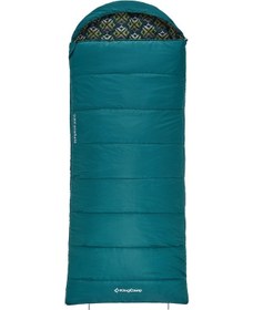 Resim Kingcamp Superior 300 Xl -13 Derece Geniş Uyku Tulumu Koyu Yeşil 
