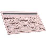 Resim Everest KB-BT82 Pembe-Gri Bluetooth Ultra İnce+Şarjlı Q Mac-Win-Android-Ios Uyumlu Kablosuz Klavye 