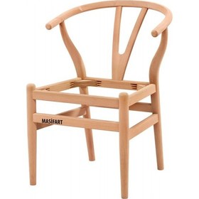 Resim Masifart Justo Danish Sandalye Cilasız Ham Ham 