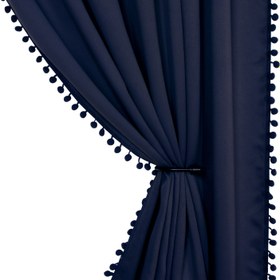 Resim 1 panel Termal İzoleli Karartma Perdesi - Çalışma Odası, Oturma Odası ve Mutfak için Dekoratif Çubuk/Cep Perdesi Gizlilik ve Enerji Verimliliği için 