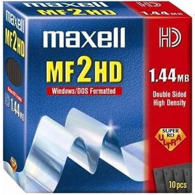Resim Maxell Mf2Hd 3.5 1.44 Mb Floppy Dısk Biçimlendirilmiş Disket 