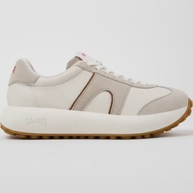 Resim CAMPER Kadın Pelotas Athens Deri & Süet Sneakers - Beyaz 