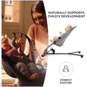 Resim Kinderkraft Doğumdan Itibaren Ana Kucağı, 0-9 Kg Yeni Doğan Bebekler Için Ana Kucağı, Oyuncak Barı, Ayarlanabilir Koltuk, Yumuşak Malzeme, Iskandinav Tasarımı, Kaymaz Parçalar Ev Tipi Ana Kucağı 