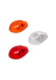 Resim Ahmet Otomotiv Mini Marker Beyaz Tepe Lamba Ledli Universal 12v-24v 
