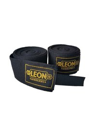Resim Kogam Leon Elastik Boks, Kick Boks Ve Muay Thai Bandajı 7 Metre Siyah 
