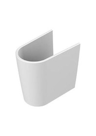 Resim Turkuaz Seramik Bella Banyo Lavabo 35 x 45 CM (Bella Yarım Ayaklı) 