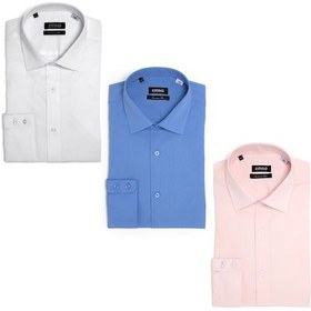 Resim Pıngömlek Kensıngton Montellovesta Üçlü Set36 Pensli Erkek Gömlek Açık Pembe 