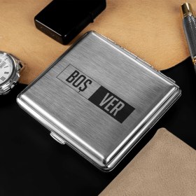Resim Hediye Sepeti Boşver Tasarımlı Metal Sigara Tabakası 