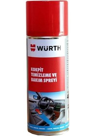 Resim Würth Kokpit Araç Göğsü Temizleme ve Bakım Spreyi 400ml N11.465 