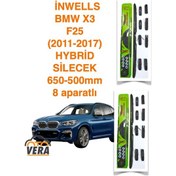 Resim BMW X3 F25 (2011-2017) Inwells HYBRİD 8 aparatlı Silecek Takımı 650x500 