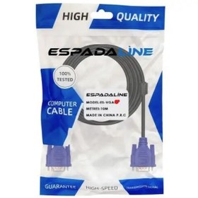 Resim Espadaline Es-vga15 15 Pin Filtreli 15 Metre Vga Kablosu 