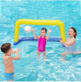 Resim Pompalı Şişme Su Topu Kale + Top 52123 142 X 76 X 60 Cm 