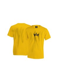 Resim Crown Unisex T-shirt - Sari Sarı 