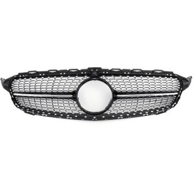 Resim Mercedes W205 2019+ C Serisi Uyumlu Diamond Panjur - Gri 