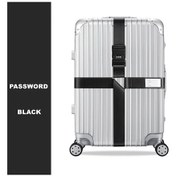 Resim Queenshow Anti-hırsızlık Bagaj Kemeri - Çapraz Askılı, Şifre Ayarlanabilir Bavul Kemerleri Turuncu 