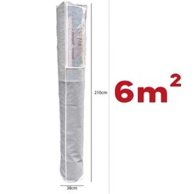 Resim Tkç Pencereli Halı Hurcu Toz Geçirmez Sağlam Dayanıklı Hurç Organizer 6m² (5492) 