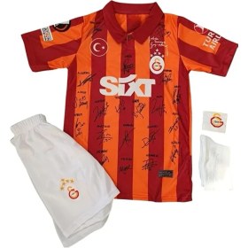 Resim Alaturka Mix Galatasaray Barış 100. Yıl Imzalı Çocuk Forması 4 Lü Set 