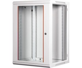 Resim Lande - 18U 19" Duvar Tipi Rack Kabinet - Genişlik: 600 mm | Derinlik: 600 mm - Açık Gri 