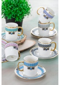 Resim Acar Meira 6 Kişilik Kahve Fincanı Takımı - 90 Ml 