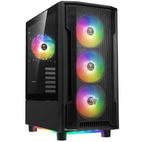 Resim GAMDIAS ATHENA M6 Lite, 750W, Tempered Glass, Mesh, ARGB, 80+ Bronze, ATX, GAMING KASA 