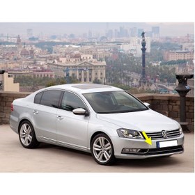 Resim Vw Passat B7 2011-14 Ön Tampon Çeki Çekme Demiri Kapagi 3Aa807155 301724300 