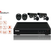 Resim Multitek Dvr Kıt 5004 4 Kanal Dvr & Kamera Seti 