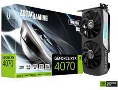 Resim NVIDIA 12GB GDDR6X RTX4070 TWIN EDGE OC ZT-D40700H-10M VGA Zotac