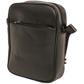 Resim Plevr 8419-S Us Polo Assn Siyah Suni Deri Omuz Askılı Portföy Çantası 