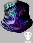 Resim Buffalo Yazı Tasarımlı Motorcu Buff Maske Outdoor Boyunluk Unisex Bandana 