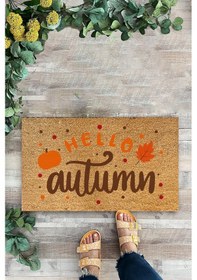 Resim Sonbahar Teması, İç Ve Dış Kapı Önü Paspası, Dijital Baskı Paspas 