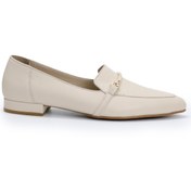 Resim OZ DOROTHY Kadın Bej Deri Loafer 