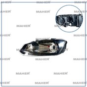 Resim MAHER Far Polo 2009-2014 Valeo Tip Sol (Oem No:6R1941015E) 