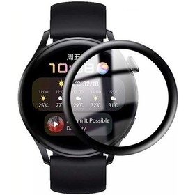Resim Huawei Watch 3 Ekran Koruyucu Kavisli Tam Kaplayan Koruma Pmma 