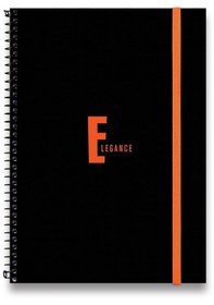 Resim Elegance A5 Defter Çizgili 160 Syf Spiralli 