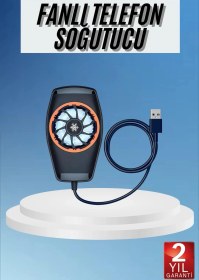Resim Telefon Soğutucu Fan Güçlü Motor Radyatör Cep Telefon Soğutma 
