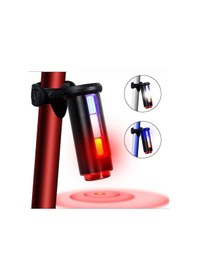 Resim Forte GT Bisiklet USB şarj edilebilir 360 derece LED uyarı Arka ışığı Xbyc 6162 Siyah 