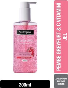 Resim Neutrogena Pembe Greyfurt & C Vitamini Canlandırıcı Yüz Temizleme Jeli 200 ML 