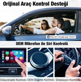 Resim Polham Araç İçi İphone Cihazlar İçin Kablosuz App CAR PLAY Adap 