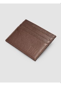 Resim Cabani %100 Hakiki Deri Kahverengi Unisex Kartlık Kahverengi 