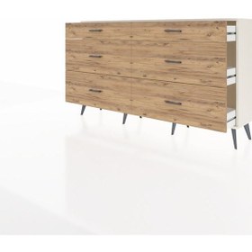 Resim Arges Konsol 6 Çekmeceli 176x30x99 Aytaşı-aytaşı/çam Aytası/atlas Çam - Aytası 