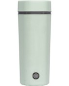 Resim Araba Yalıtımlı Bardaklar 400ml Paslanmaz Çelik Seyahat Kupası Kapaklı - Dökülmeye Karşı Dayanıklı 