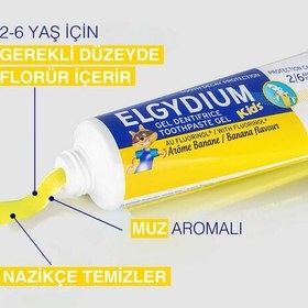 Resim Elgydium Muz Aromalı Çocuk Diş Macunu 2-6 Yaş 50 ml 