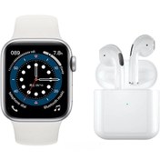 Resim NS Store Xiaomi Mi 10t Uyumlu Watch 6 Series Akıllı Saat Smart Watch + Pro 5 Kablosuz Bluetooth Kulaklık 