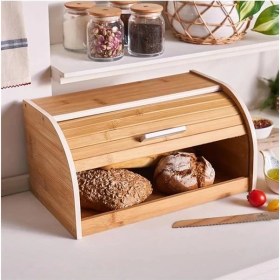 Resim AyrStore Aksel Bamboo Ekmek Kutusu 
