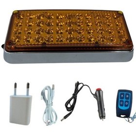 Resim Tepe Çakar Lamba 44led Amber Kumandalı / Lapa119-1 