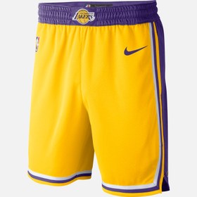 Resim Nike Los Angeles Lakers Icon Edition Swingman NBA Erkek Şort 