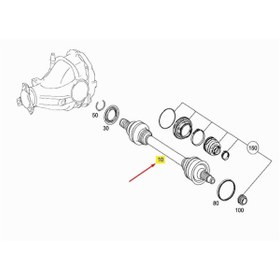 Resim GSP Aks Mılı Arka (kod: 427) W212 0915 W221 0513 C218 1117 C216 0613 