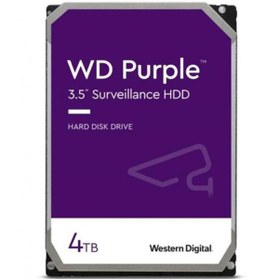 Resim VERTO 4 TB WD 3.5 PURPLE SATA3 5400RPM 256MB 7/24 GUVENLIK WD43PURZ (3 YIL RESMI DIST GARANTILI) 